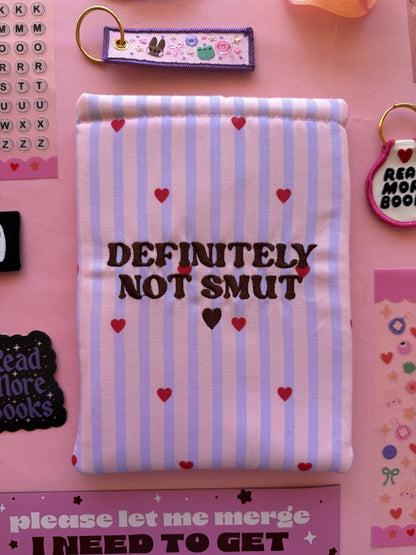 Definitely Not Smut [Hearts] Book & Kindle/E-Reader Sleeve: Book Sleeve