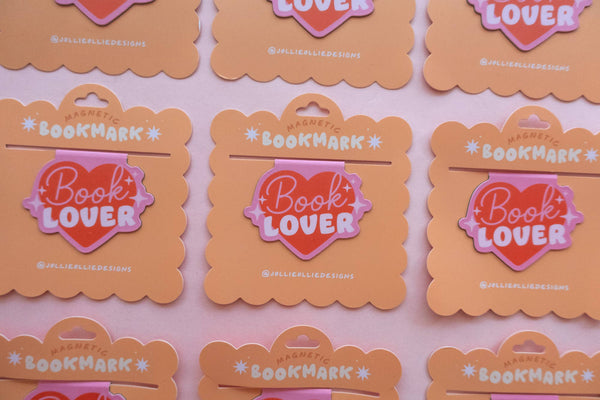 Book Lover Magnetic Bookmark
