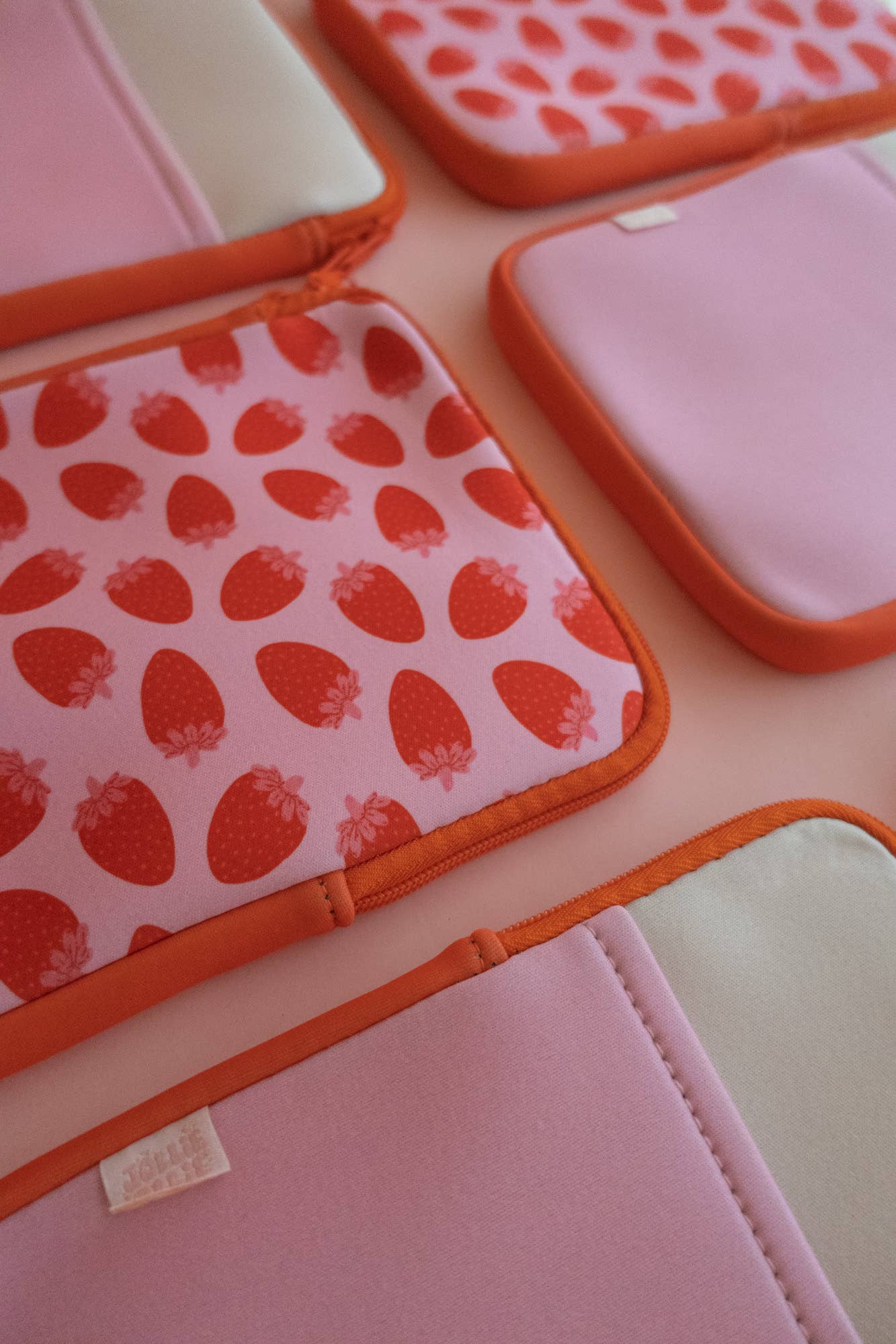 Zipper Strawberries Kindle & E-reader Sleeve