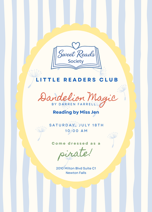 July Little Readers Club!🏴‍☠️💛