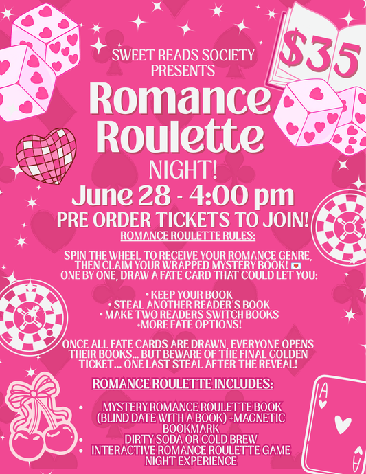 🎲💖 ROMANCE ROULETTE NIGHT🎲💖 JUNE 28TH EVENT!