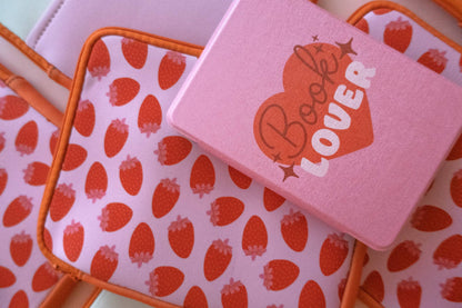 Zipper Strawberries Kindle & E-reader Sleeve